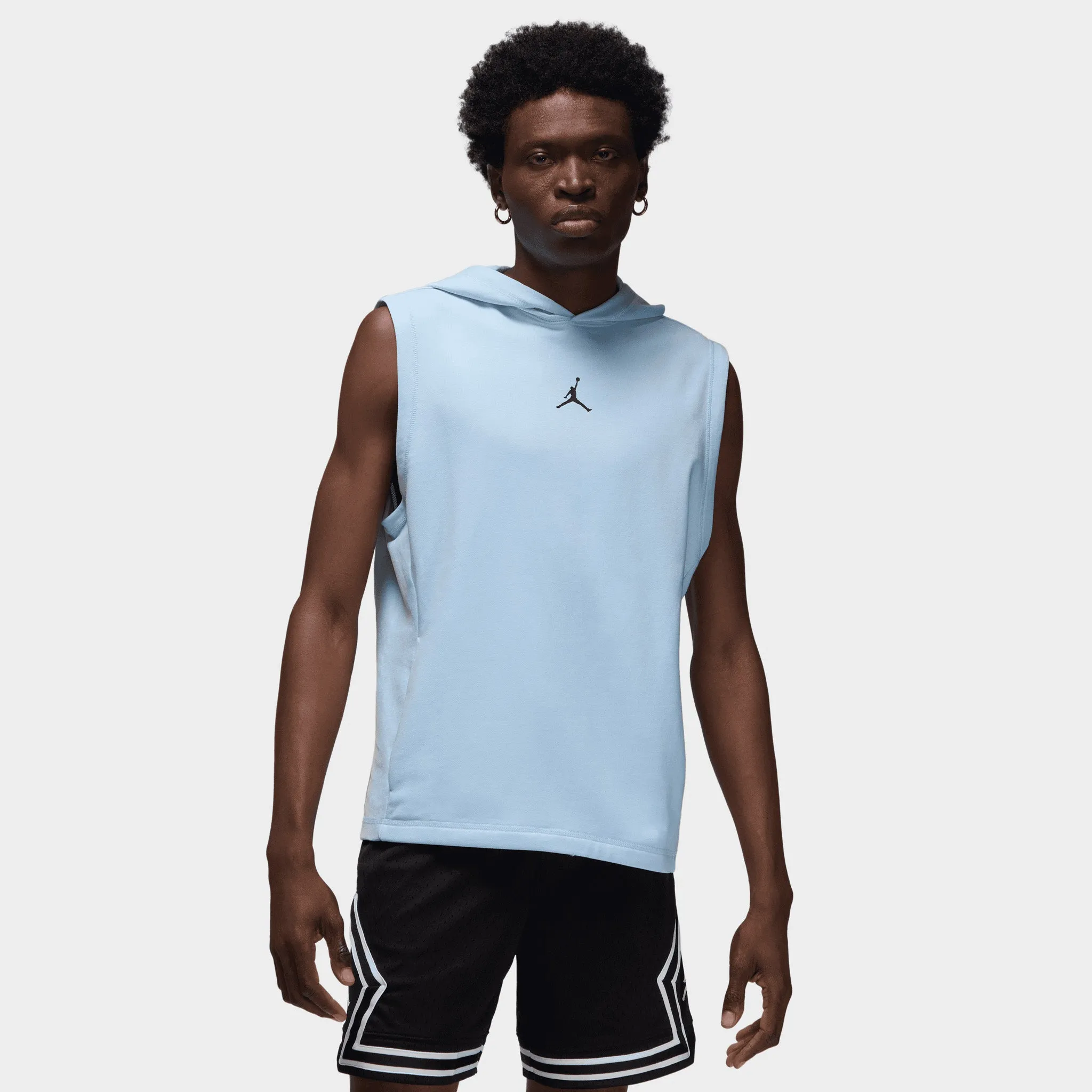 Jordan Dri-FIT Crossover Pullover Sleeveless Hoodie Celestine Blue / Black