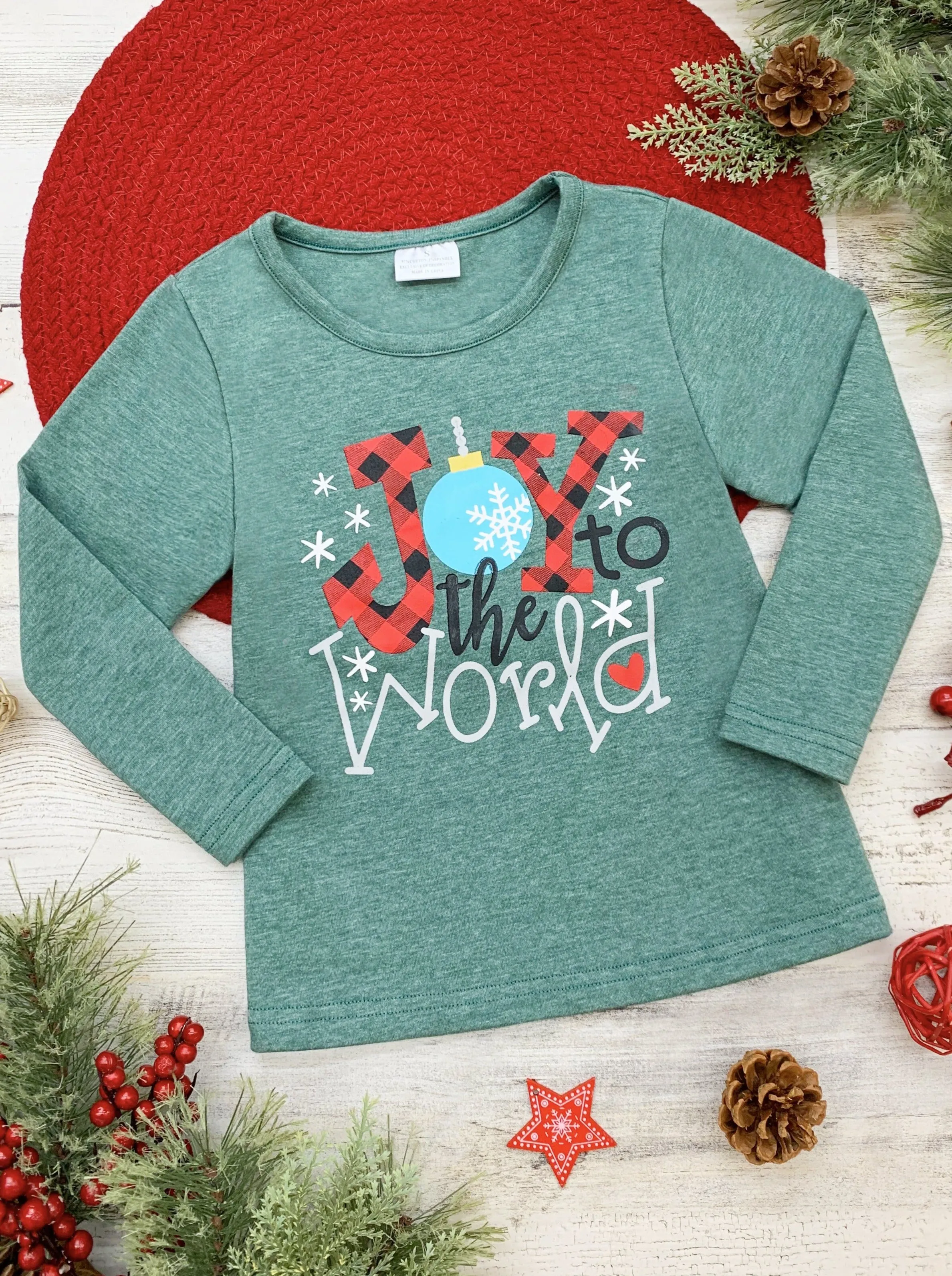 Joy To The World Long Sleeved Top