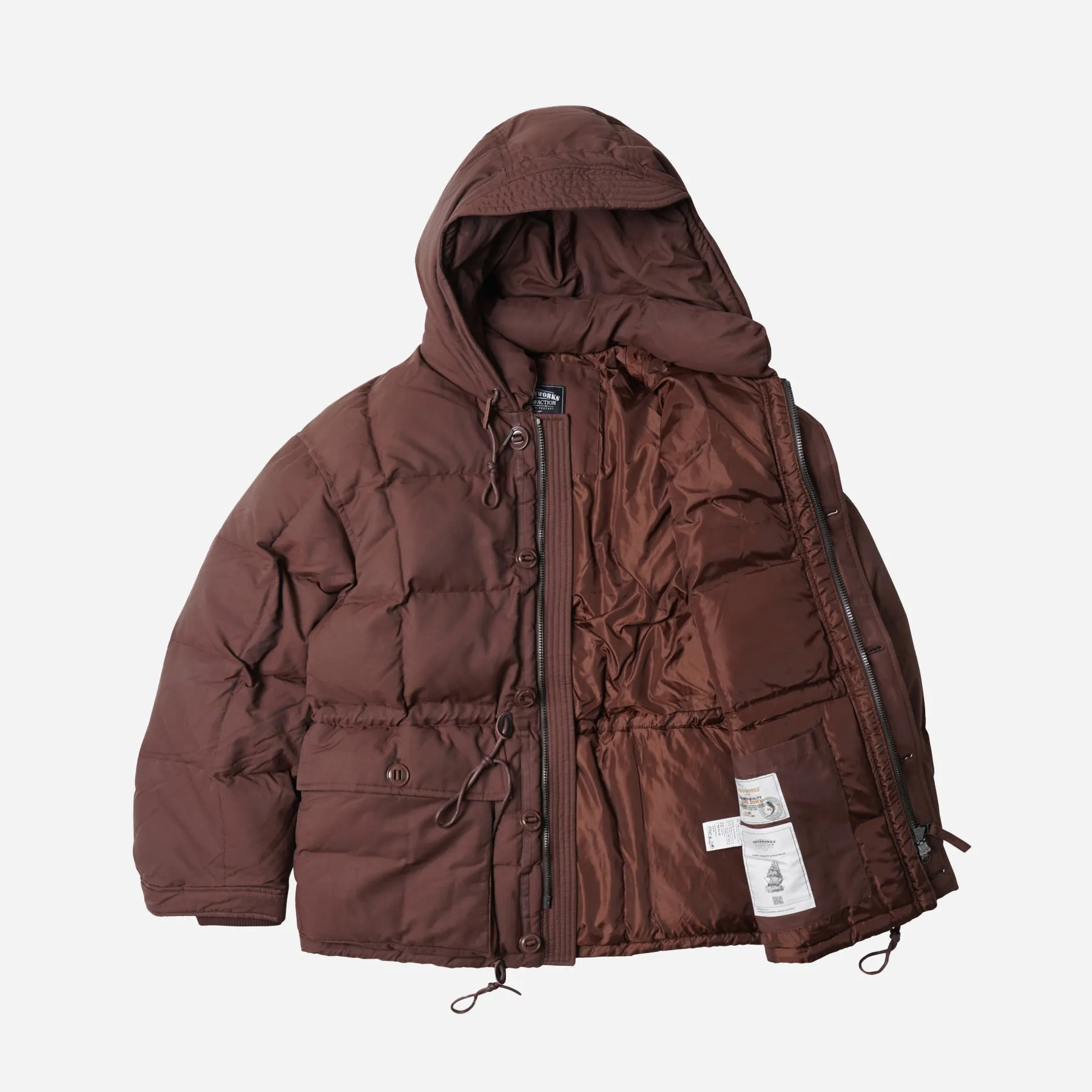 KARAKORAM DOWN PARKA JACKET - BROWN