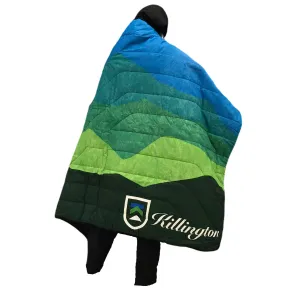 Killington Logo Waterproof Hooded Puffer Blanket