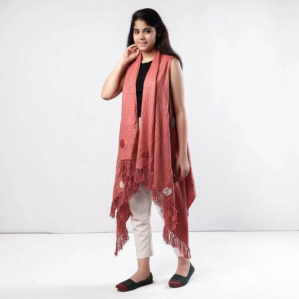 Kullu Karishma Handwoven Pure Angora & Merino Wool Knitted Wrap