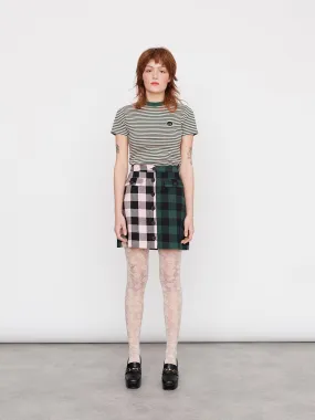 Lazy Oaf Curator Check Midi Skirt