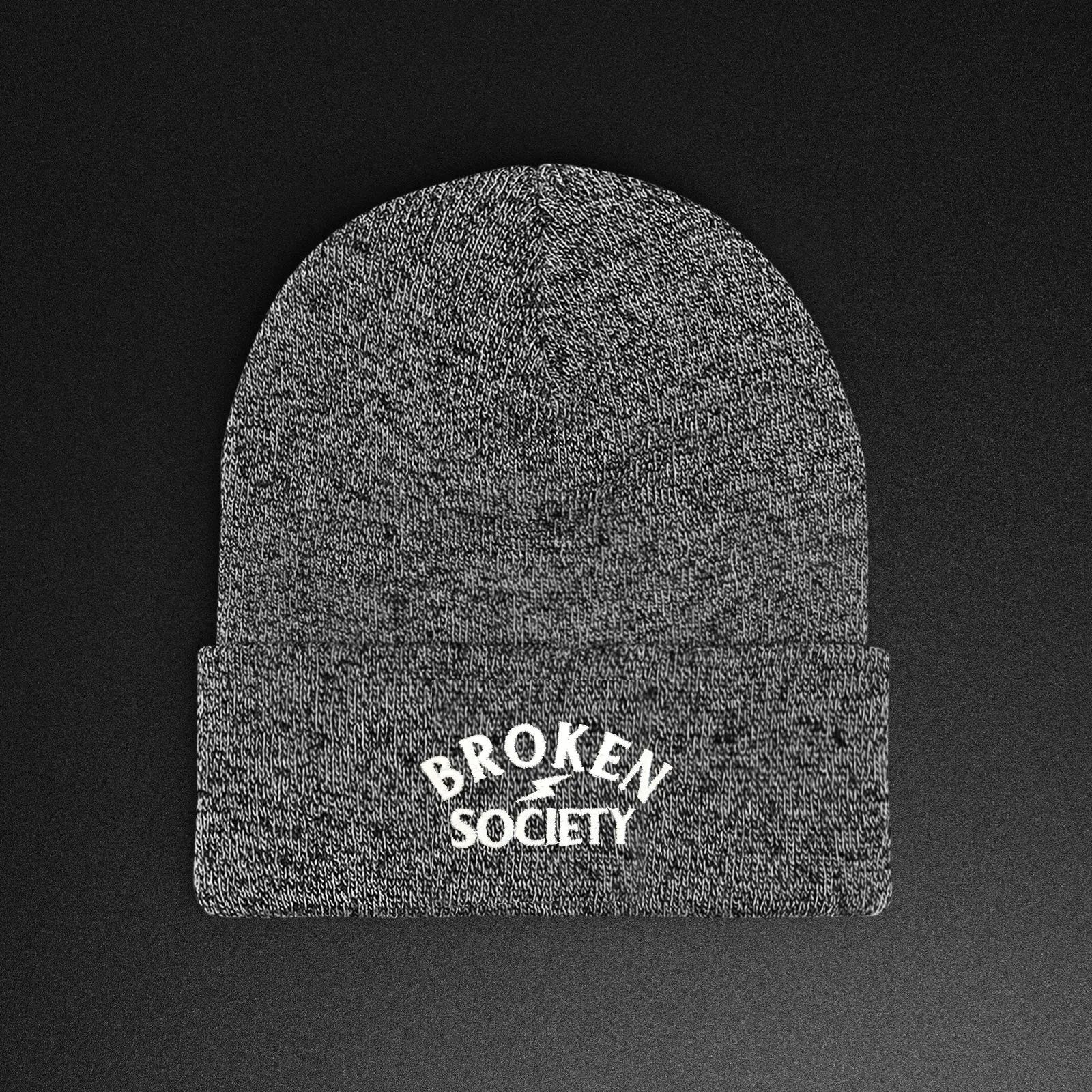 Logo Embroided Beanie - Grey