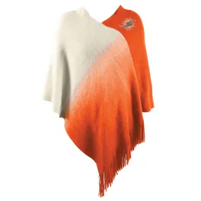 Miami Dolphins Dip Dye Poncho