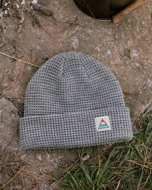 Moss Double Layer Recycled Waffle Beanie