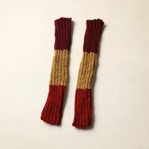 Multicolor - Kumaun Hand Knitted Woolen Leg Warmer 80