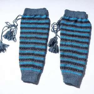 Multicolor - Kumaun Hand-knitted Woolen Leg Warmer