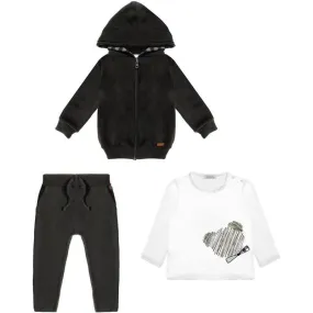 NANAN Boys Green 3 Piece Outfit