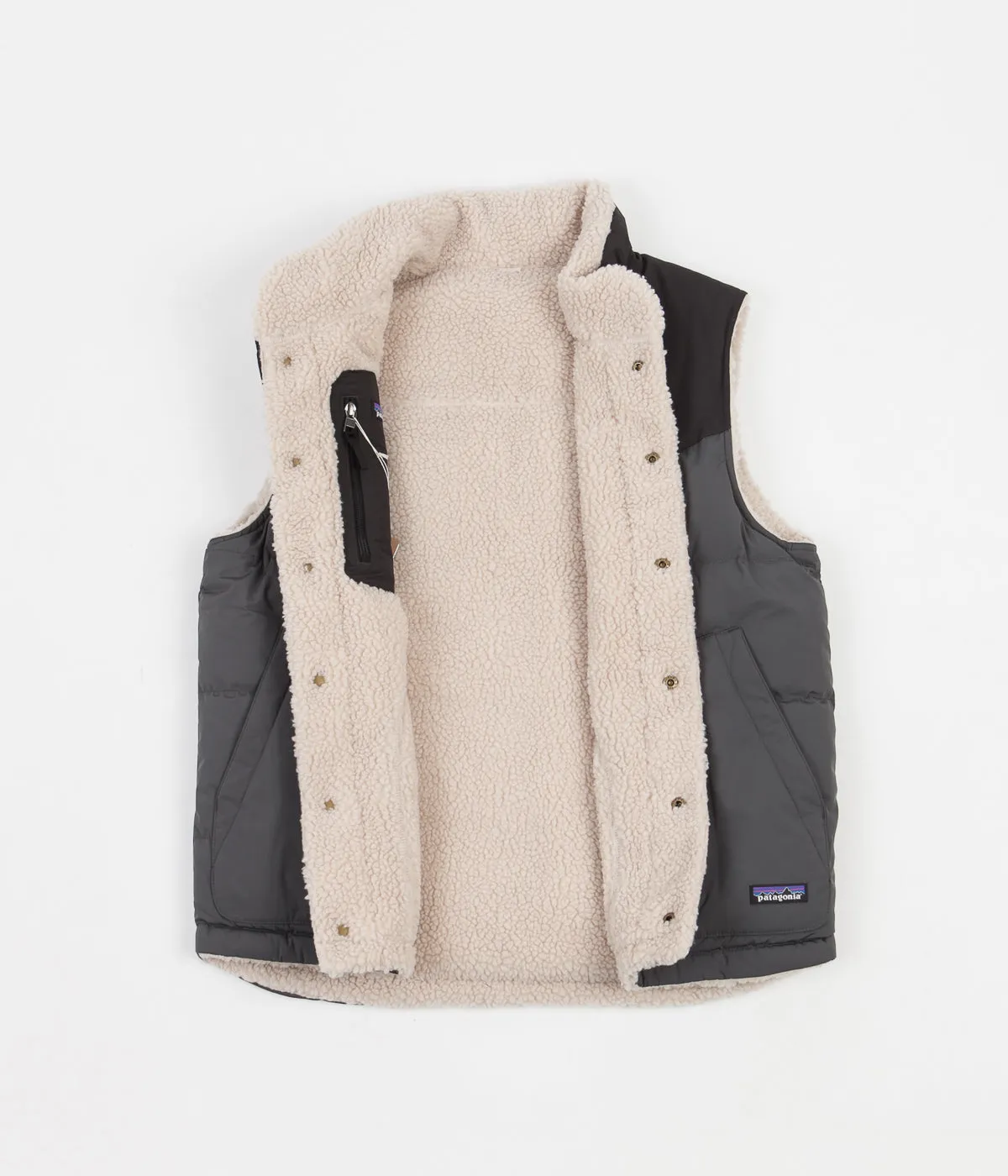 Patagonia Reversible Bivy Down Vest - Forge Grey