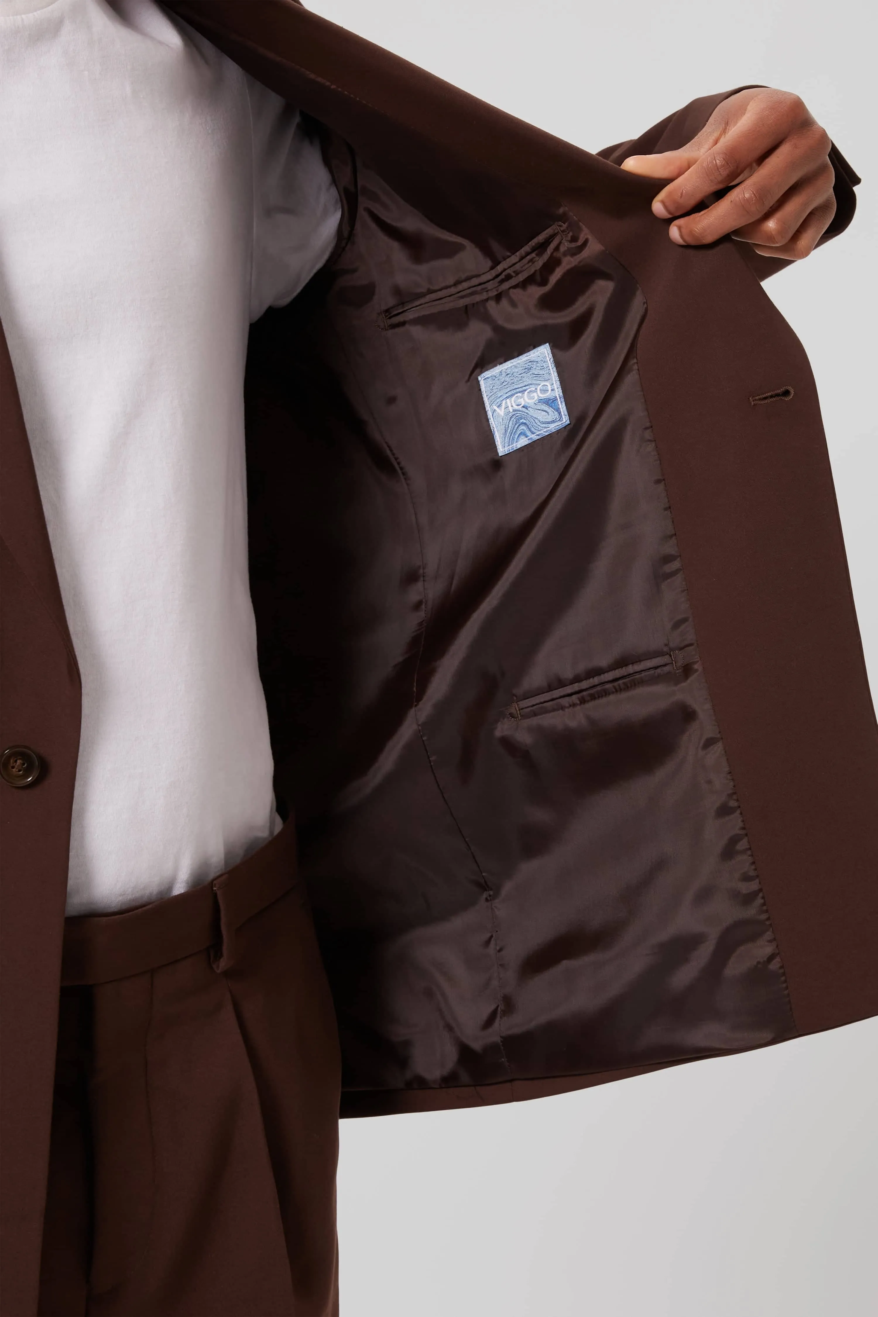 Pierre Oversized Brown Cotton Jacket - ARCHIVE