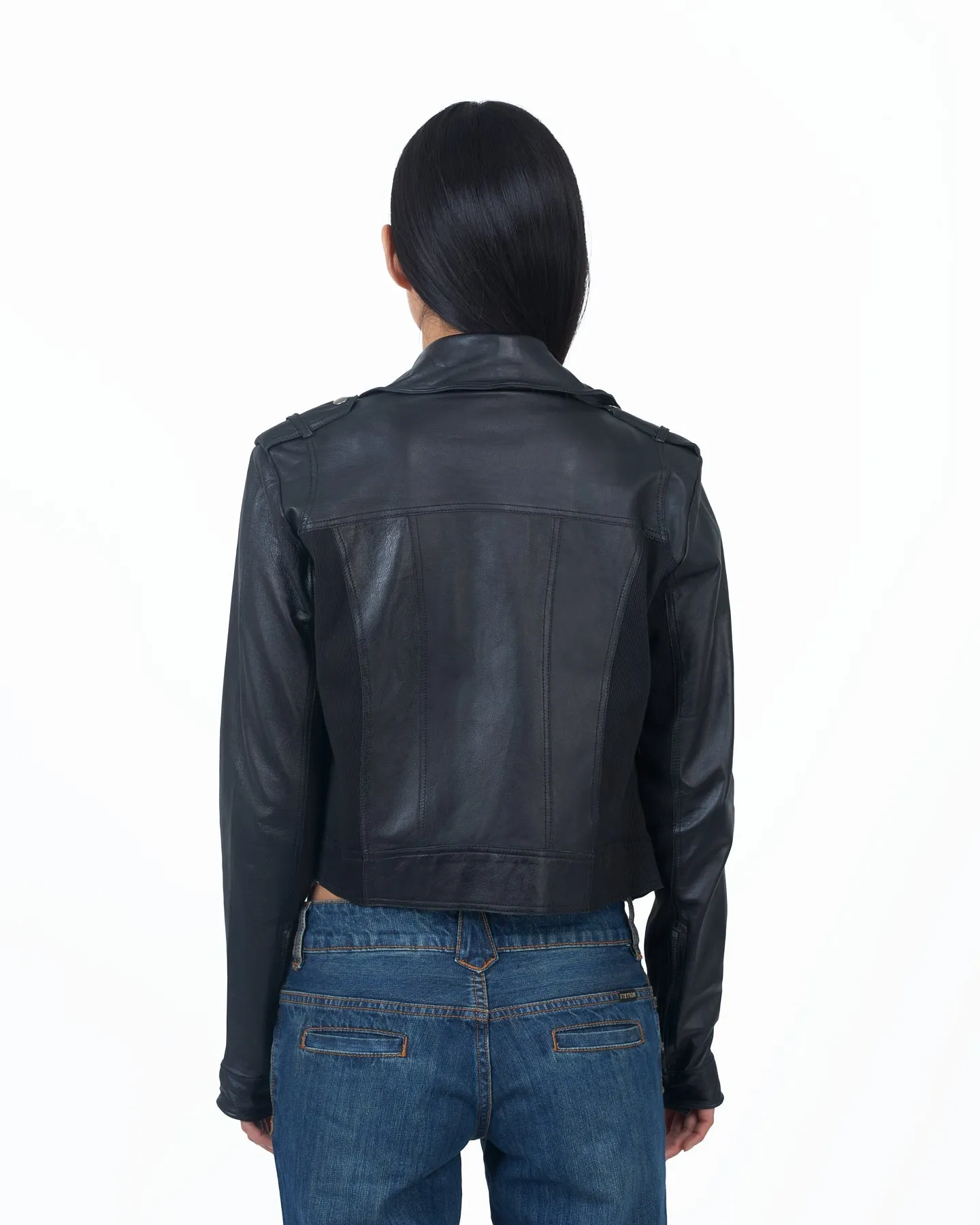 Piper Burnished Leather Jacket