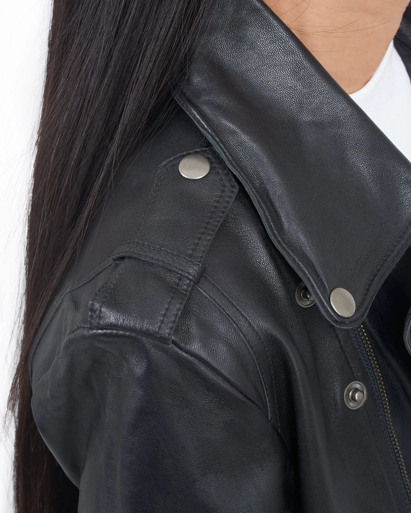 Piper Burnished Leather Jacket