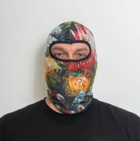 Poco Negro Floral Balaclava