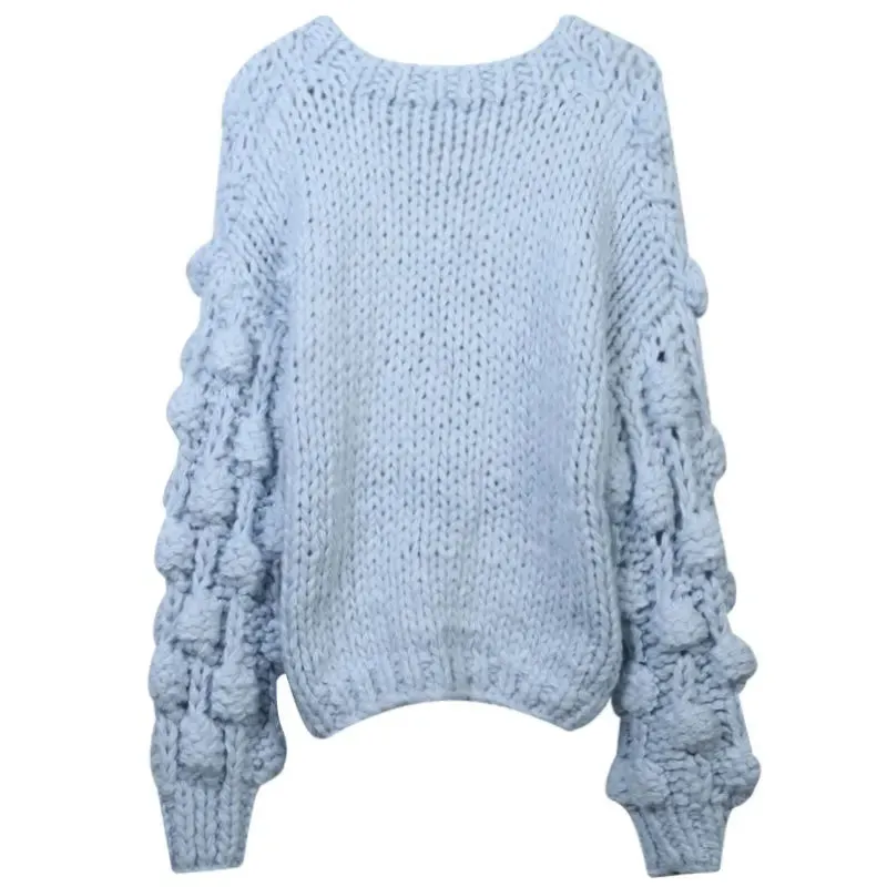 Pre Order:  Hand Woven Bubble Knitted Cardigan