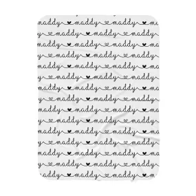 "MADDY" Personalized  Blanket -Hearts Collection