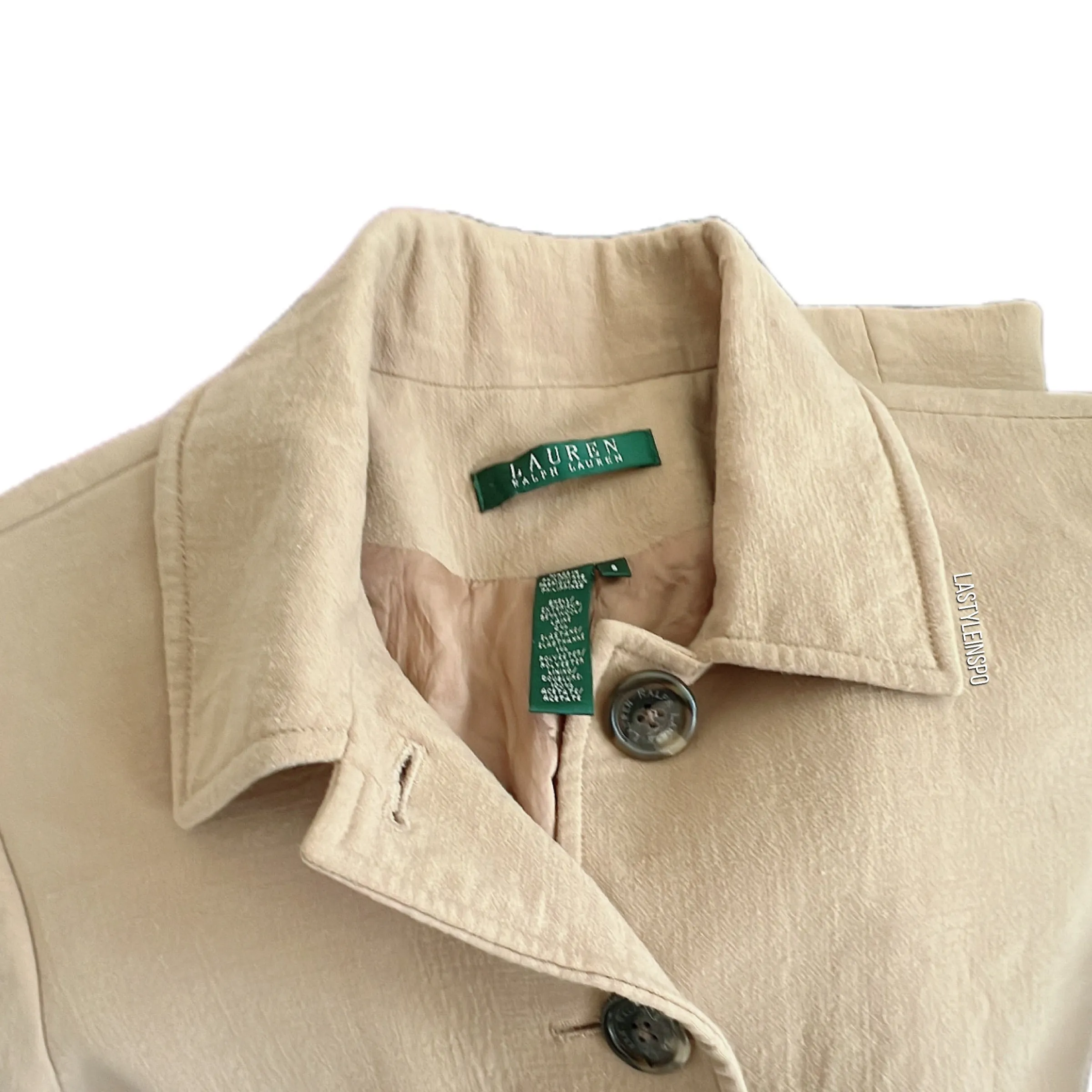 Ralph Lauren Jacket Beige Tan Size 8