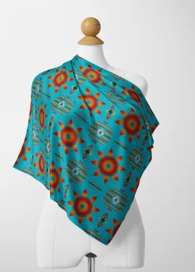 Rising Star Harvest Moon Satin Shawl