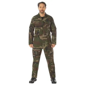 Rothco Mens CWU-27/P Military Flight Suit (Woodland Camo)