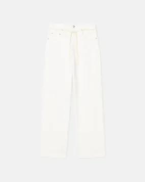 Sato - Belted Denim Pants - Off White