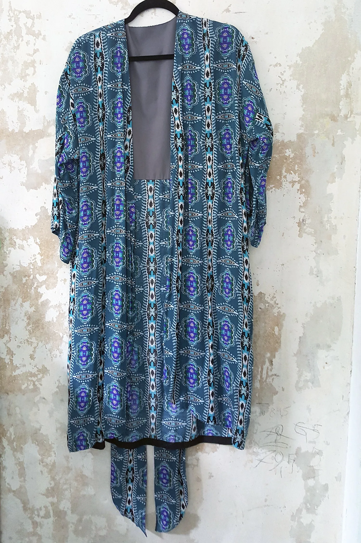 Sea Green Transformer Kimono - from dress to a kimono jacket