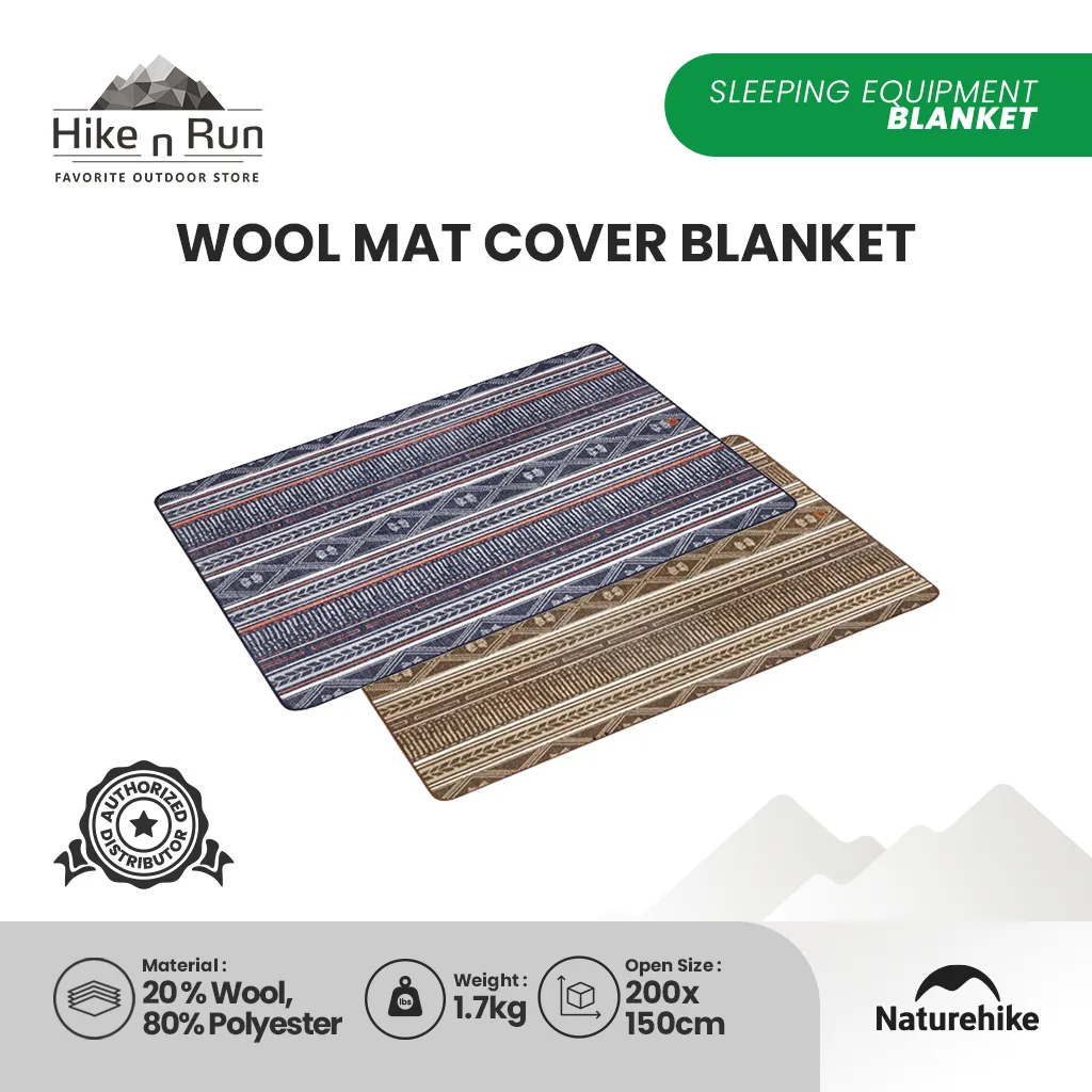 SELIMUT HANGAT NATUREHIKE NH21PS006 WOOL BLANKET