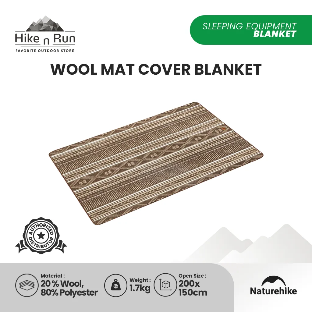 SELIMUT HANGAT NATUREHIKE NH21PS006 WOOL BLANKET