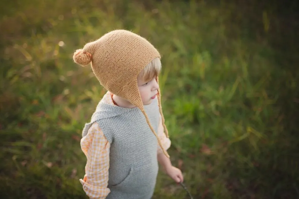 Square Hat - Plant Dyed