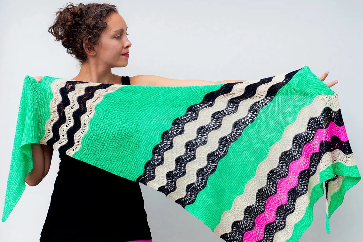 Stephanie Lotven PDF Patterns - Escalation Shawl - PDF Download