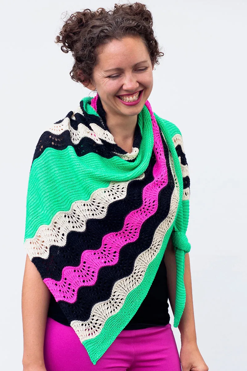 Stephanie Lotven PDF Patterns - Escalation Shawl - PDF Download