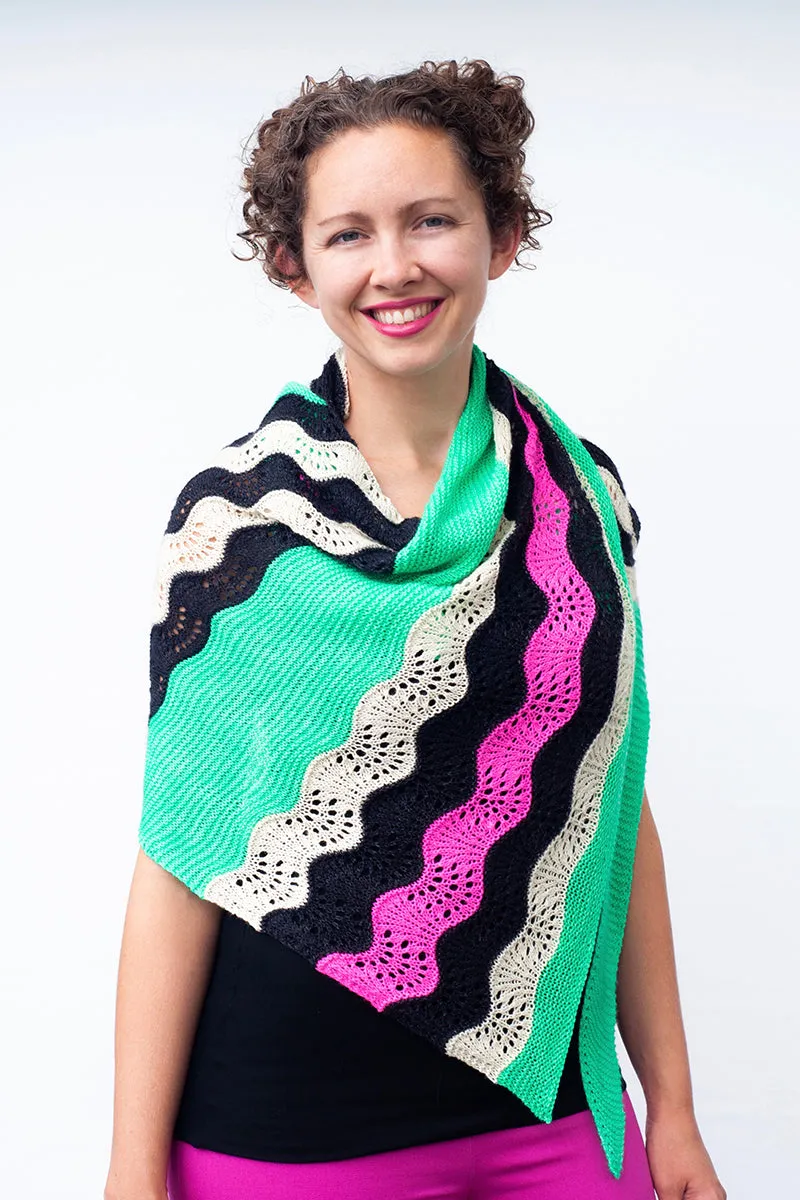 Stephanie Lotven PDF Patterns - Escalation Shawl - PDF Download