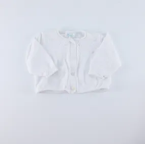 TCP WHITE FLORAL CARDIGAN 3-6M PRE-LOVED