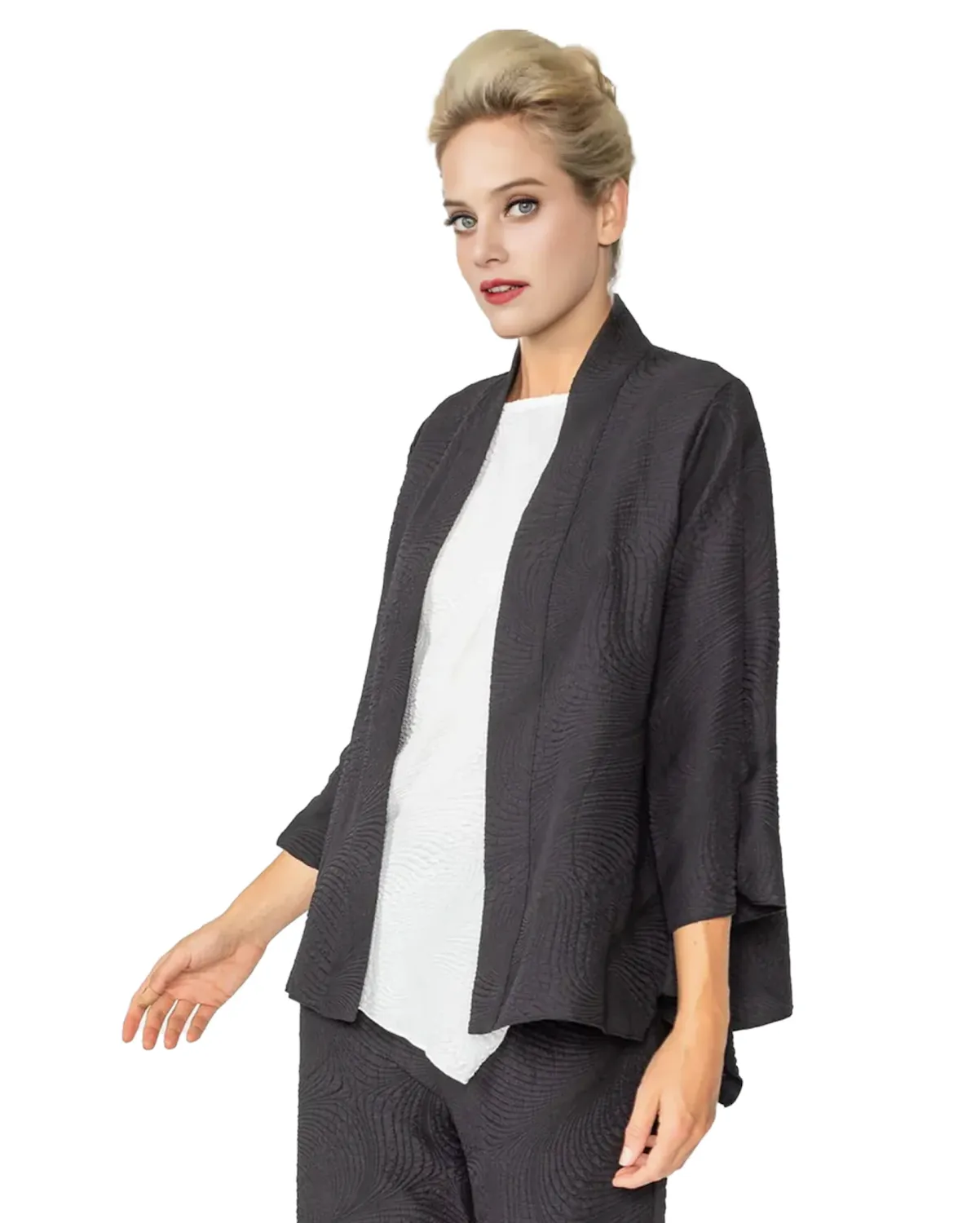 Textured Kimono Jacket