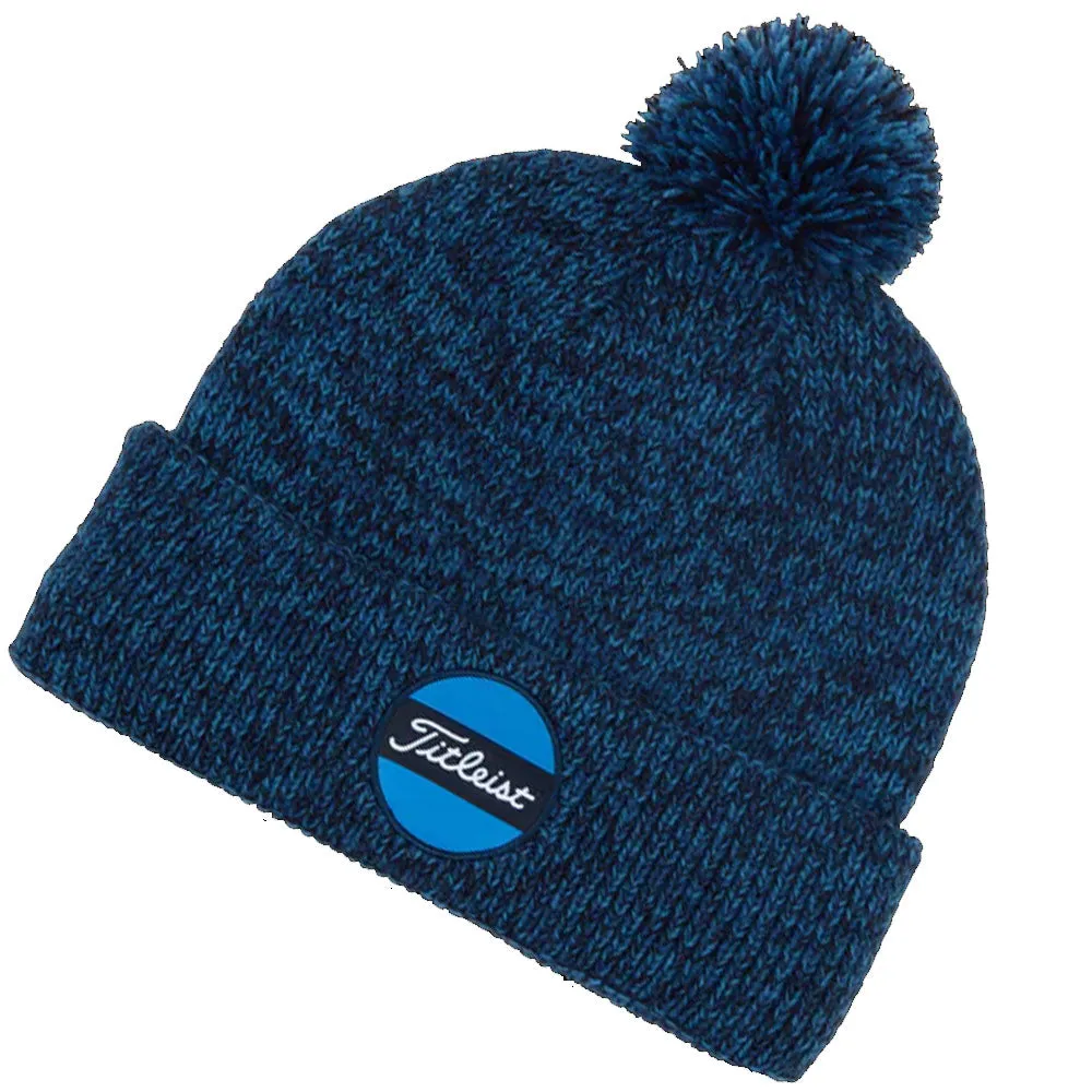 Titleist Boardwalk Pom Pom Beanie - Heather/Navy