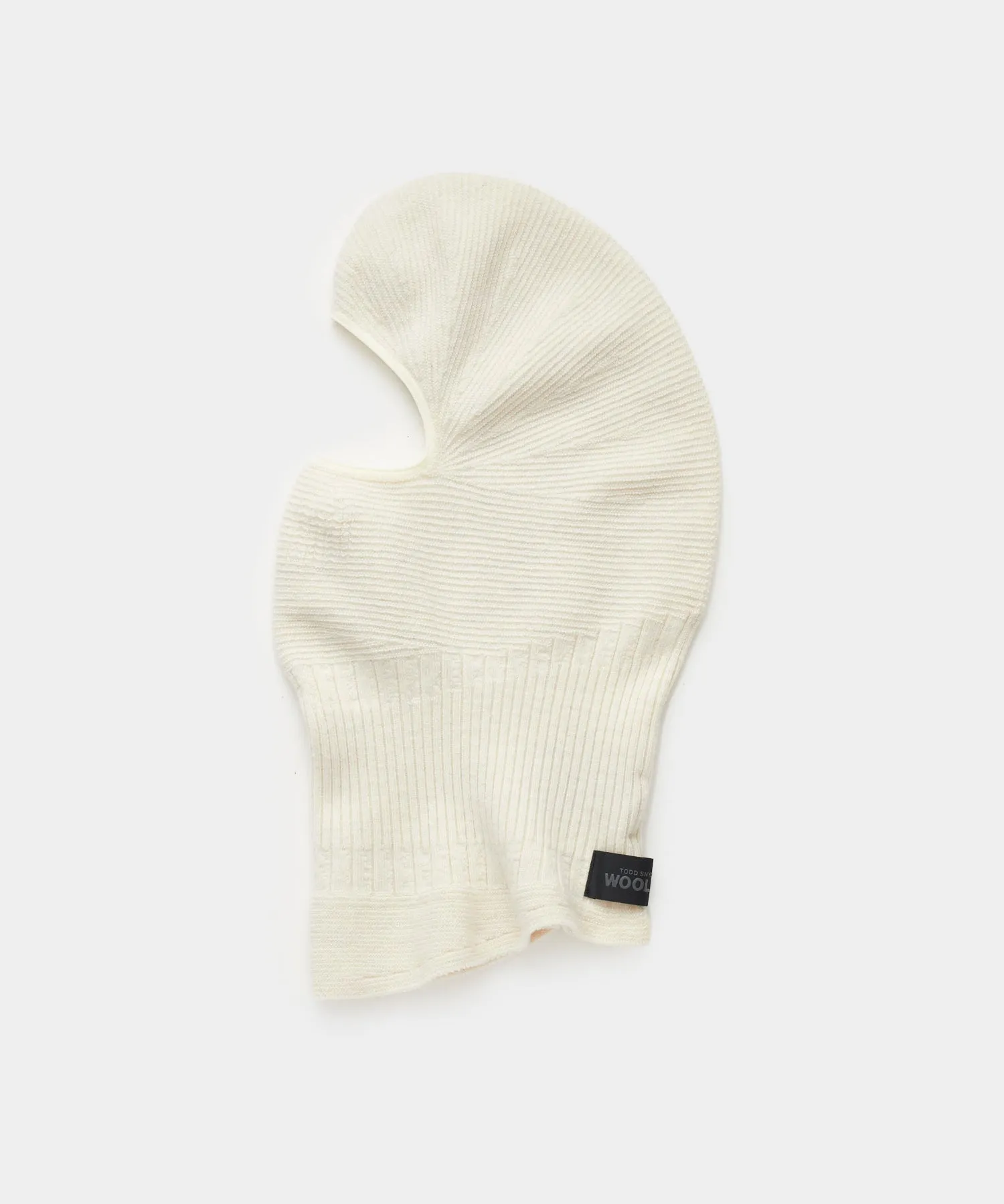 Todd Snyder X Woolrich Balaclava in Cream