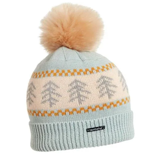 Turtlefur Castanea Faux Fur Pom Toque