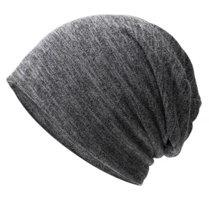 Unisex Ultra Light Slouchy Beanie-Gray