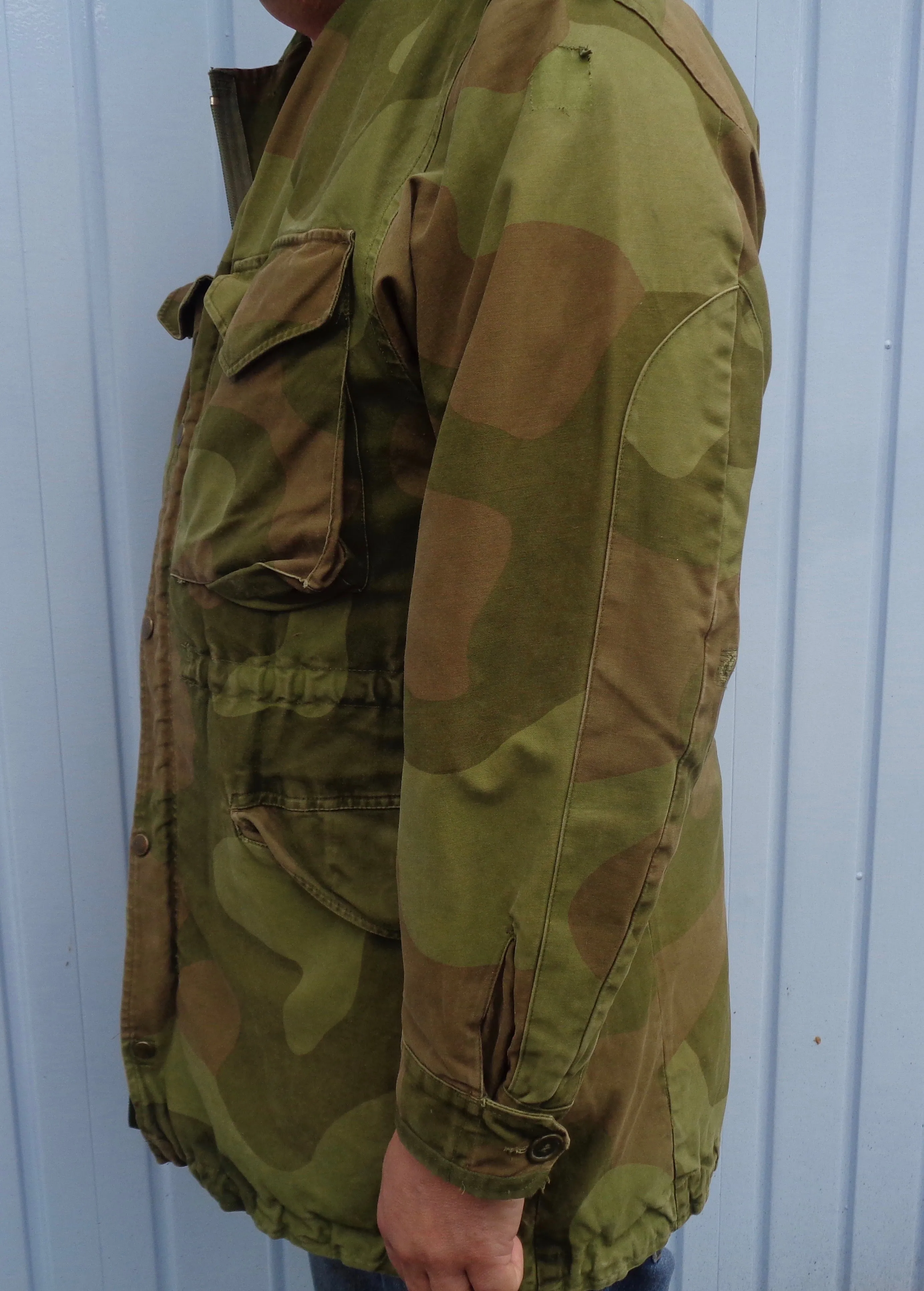 Vintage Norwegian M75 Military Camouflage Jacket