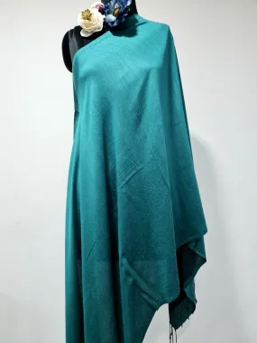 Viscose Shawl Solid Green Color Shawl