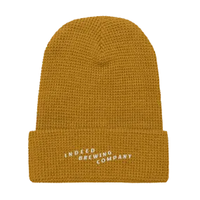 Wavy Logo Waffle Beanie