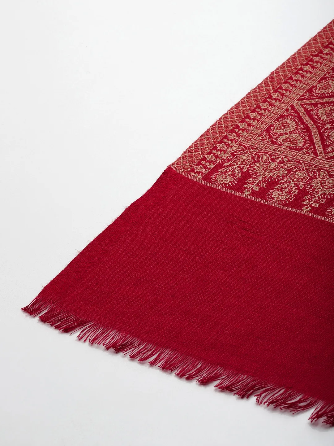 Women Ethnic Motifs Woven Design Shawl