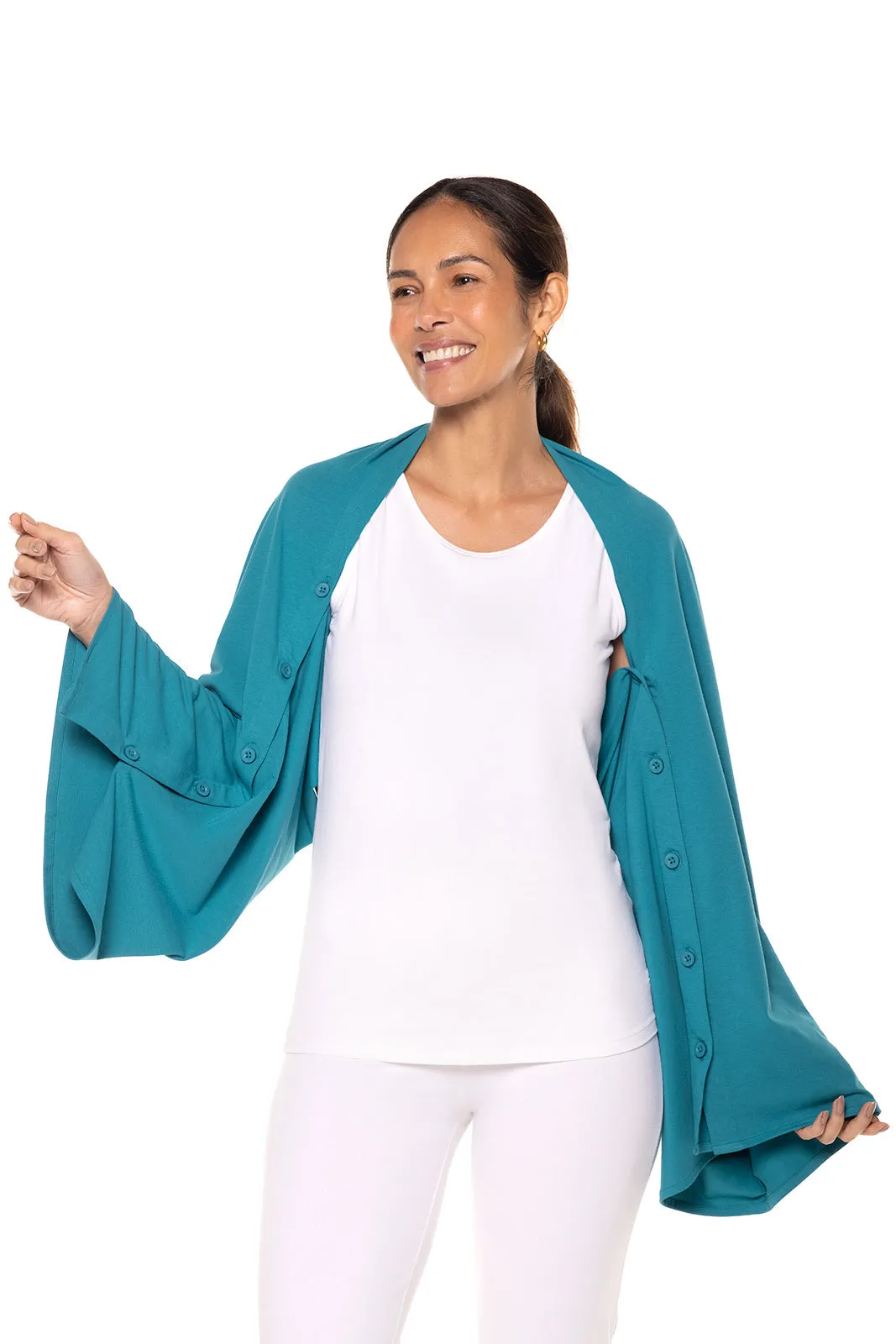 Women's Revilla Convertible Sun Wrap | Tahitian Teal