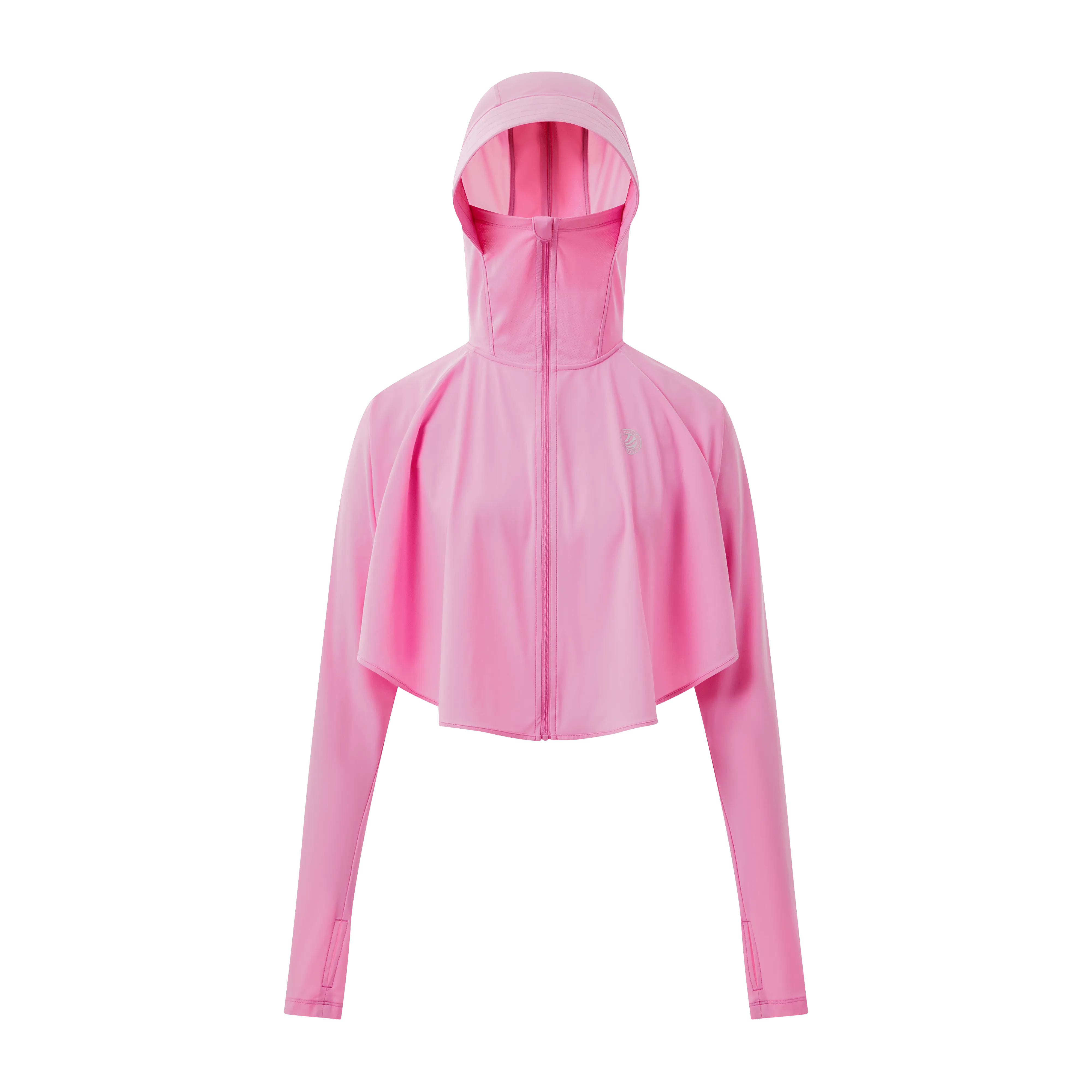 Women's UPF Protection Cropped Poncho Jacket