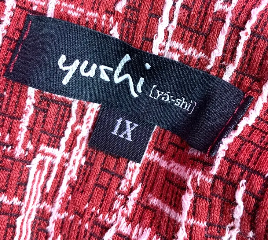 YUSHI NEW KIMONO BUTTON JACKET - 1X